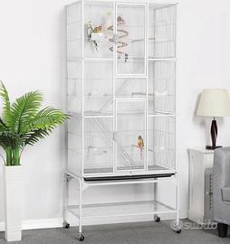 Voliera/gabbia accessoriata nuova