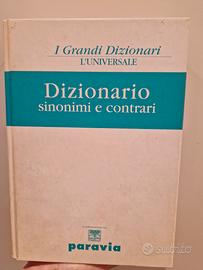 dizionario sinonimi e contrari PARAVIA