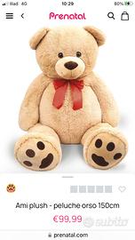 Orso peluche AmiPlush gigante Nuovo