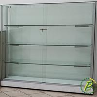 Vetrina espositore con 3 ripiani in vetro