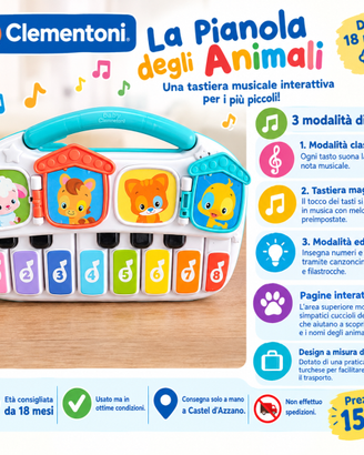 Clementoni La Pianola degli Animali