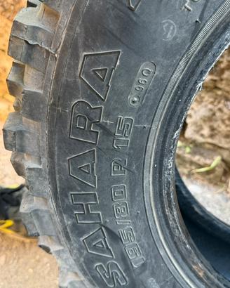 2 gomme sahara off road 4x4 195 80 15
