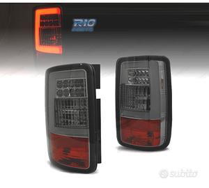 FANALI PER VOLKSWAGEN VW CADDY 04-15 FONDO CROMATO