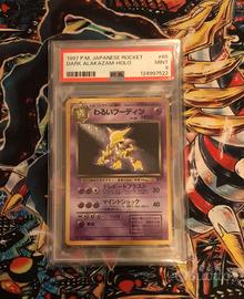 Carta Pokemon Dark Alakazam Rocket Gang PSA9