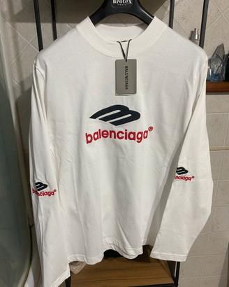 maglietta a maniche lunghe balenciaga