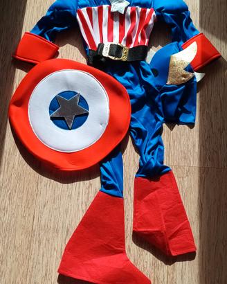 Costume carnevale  Capitan America
