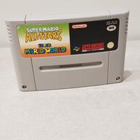 super mario all stars+ world super NINTENDO snes 
