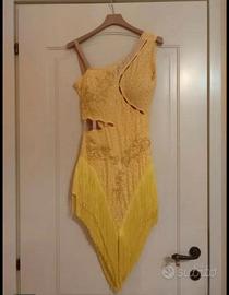 abito da ballo latino americano nuovo+accessori 