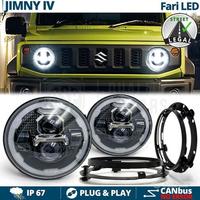 FARI LED + STAFFE Per SUZUKI JIMNY 4 Angel OMOLOGA