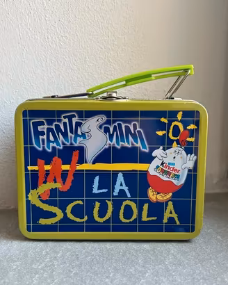 Scatola Latta Kinder Fantasmini W la Scuola