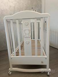 Lettino Italbaby + materasso e cuscino in memory