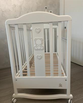 Lettino Italbaby + materasso e cuscino in memory