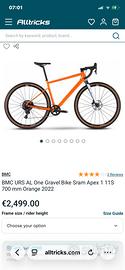 Bici gravel bmc