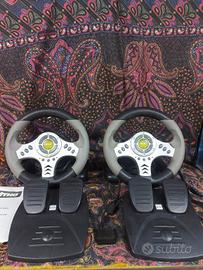 volante e pedali per pc, ps2, ps3