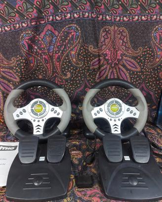 volante e pedali per pc, ps2, ps3