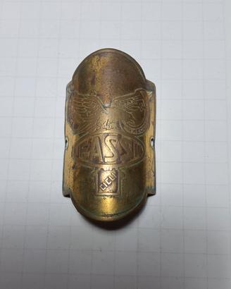 emblema / stemma Fassi Cicli in ottone