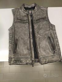 GILET unisex Harley Davidson originale in pelle. 