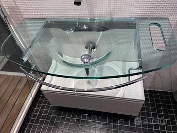 Lavabo in vetro 100cm