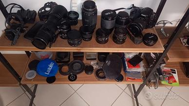 Set vintage per appassionati di fotografia