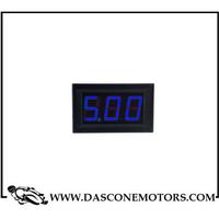 Mini Led blù Digital Voltmetro Tester Batteria Mot