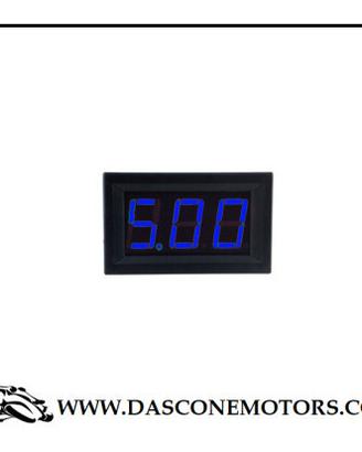 Mini Led blù Digital Voltmetro Tester Batteria Mot