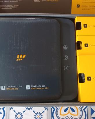FASTGate Fastweb Modem Router Wi-Fi Nuovo in Scato