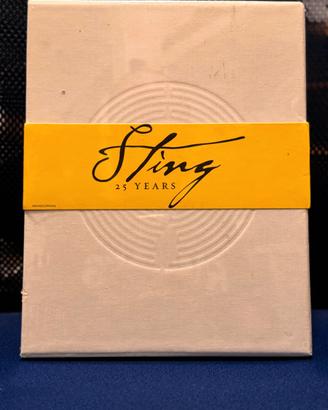 Sting 25 years , cofanetto 3 cd , dvd , libro, etc
