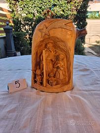 Natività in altorilievo in Platano e Ulivo