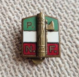 Spilla Distintivo Fascismo Fascista PNF Mussolini 