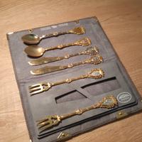 Servizio Posate Argento Dorato Vintage + Astuccio