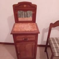 Comodino antico liberty