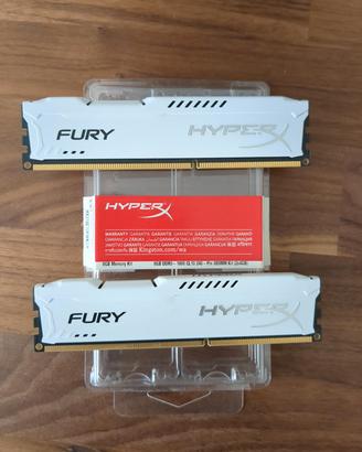 KIT RAM HyperX Fury DDR3 8GB (2x4GB) 1866MHz CL10