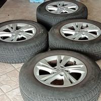 CERCHI IN LEGA + GOMME INVERNALI 215/70 R16