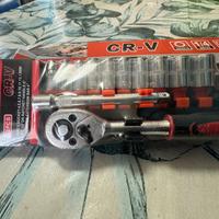 Chiave a cricchetto con bussole