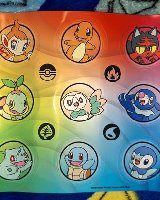 pokemon foglio adesivi 30 anniversario serie 1