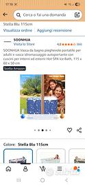 Vasca da bagno pieghevole