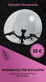 PARABREZZA PER BIMBO BICICLETTA
