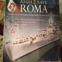 modellino nave da guerra Roma