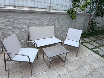 Set Salottino da esterno 4+1