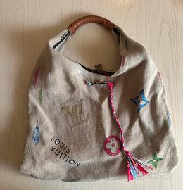 Borsa hobo artigianale in juta