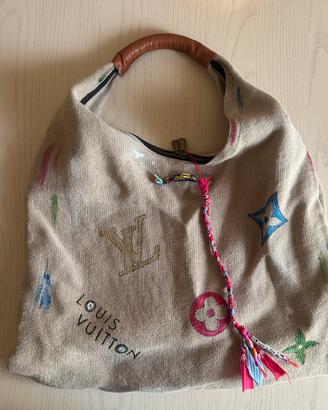 Borsa hobo artigianale in juta