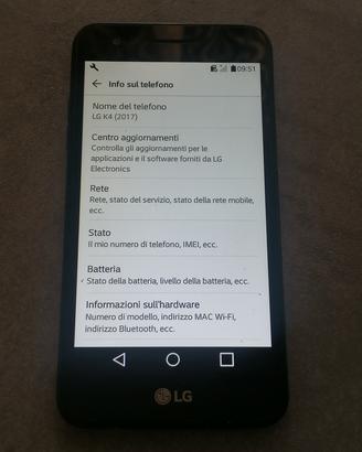 Smartphone LG K4 2017