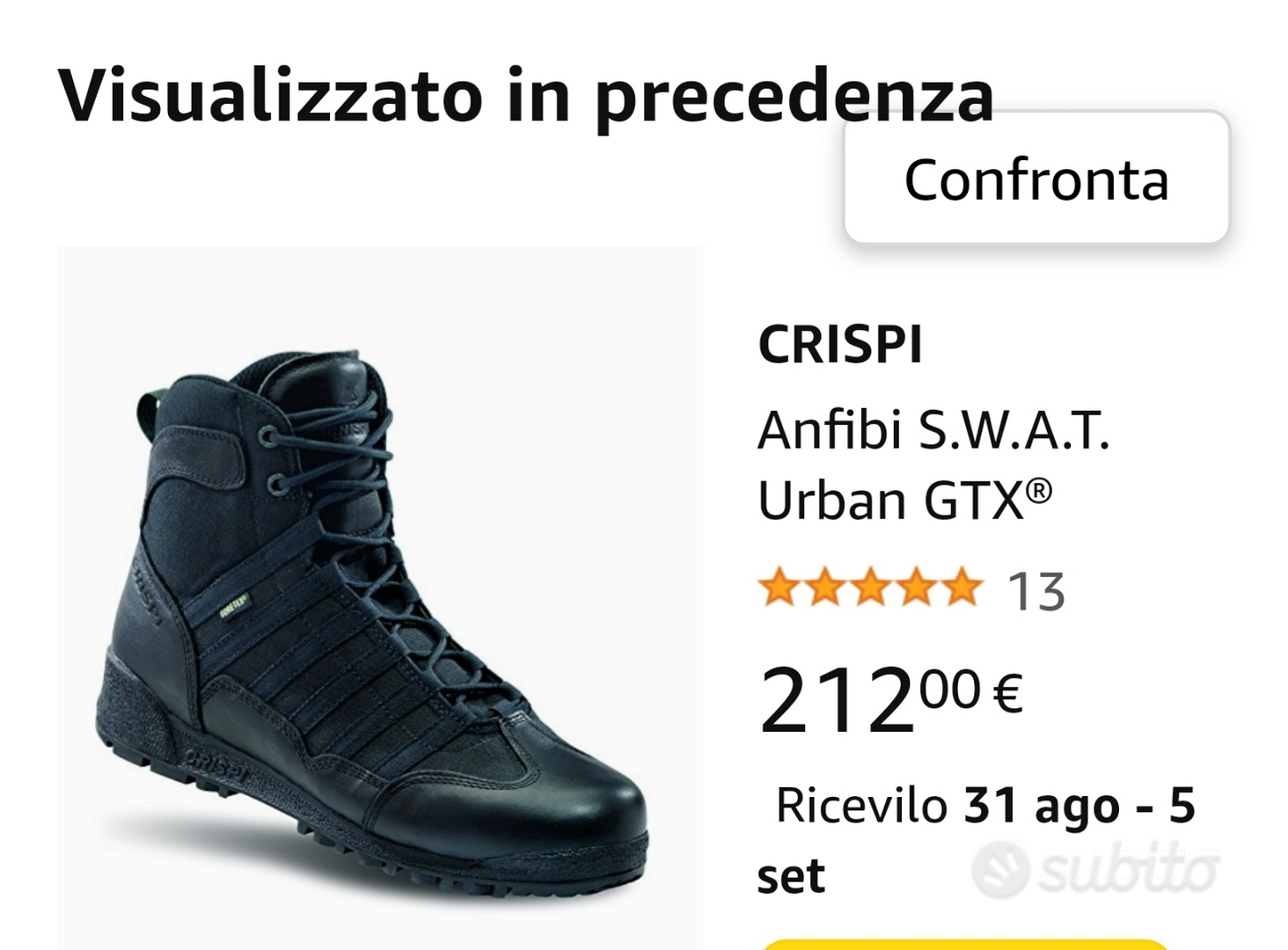 Anfibi a sale poco prezzo