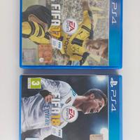 FIFA17 e FIFA18 per PS4