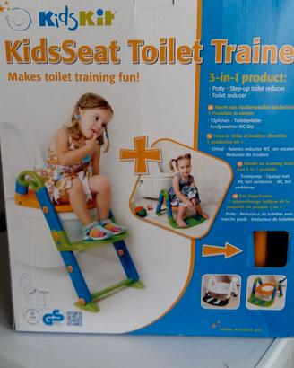Riduttore wc per bambini con scaletta