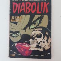 Albo diabolik originale n.7 anno xix 120 carati ma
