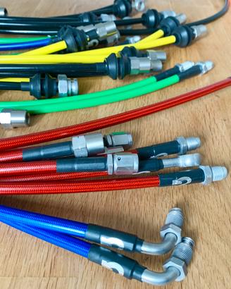 Kit tubi freno aeronautici Fiat UNO TURBO
