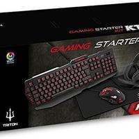 Gaming Kit Triton KT410 Tastiera Mouse Cuffie Pad