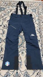 Pantalone sci uomo Kappa FISI 6cento. Tg. M.