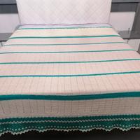 coperta matrimoniale in lana fatta a mano 